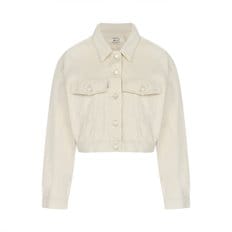 ORGANIC TRUCKER JACKET ECRU