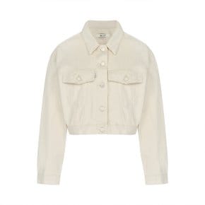 ORGANIC TRUCKER JACKET ECRU