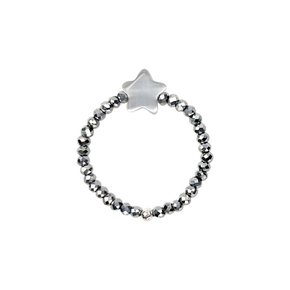 Catseye-stars Beads Ring