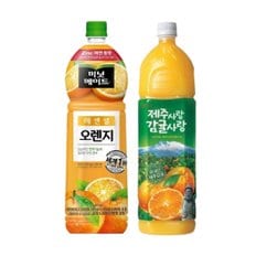 [한번에먹자] 미닛메이드 에센셜 오렌지 1.5L 2페트 + 미닛메이드 제