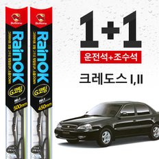 크레도스 I, II 불스원 레인OK 프리미엄 와이퍼 500mm+450mm