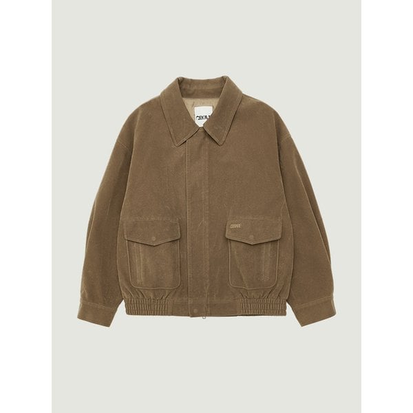 26PS LUSSON SUADE JUMPER (BROWN)