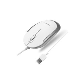 Macally 사일런트 USB 마우스 유선 Apple Mac Windows PC