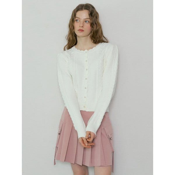 [리퍼브][2color] 180 tulip knit cardigan