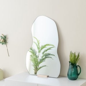예작퍼니처 깨끗한 비정형 벽걸이 거울 인테리어 비산방지 DS14