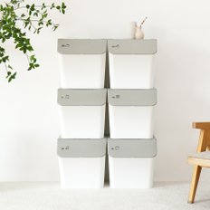 미리생활 비숨 3단 모듈 분리수거함