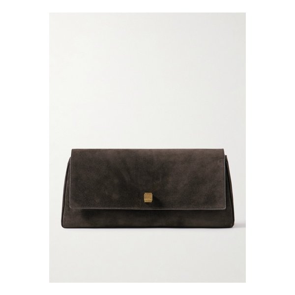 케이트 오드리 스웨이드 클러치 다크 브라운 46376663162888089