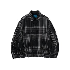 Camp Check Pocket Shirt Jacket S130 Black