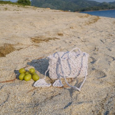 그레이맨션 메탈 쉘 크로쉐 백 Shell Gleam Crochet Bag