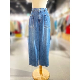 베네통 [여주점] 포켓 배기핏 데님 팬츠 (BADP23511)