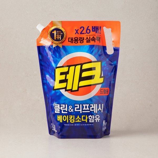 테크 클린앤리프레쉬 드럼 2.6L (온)