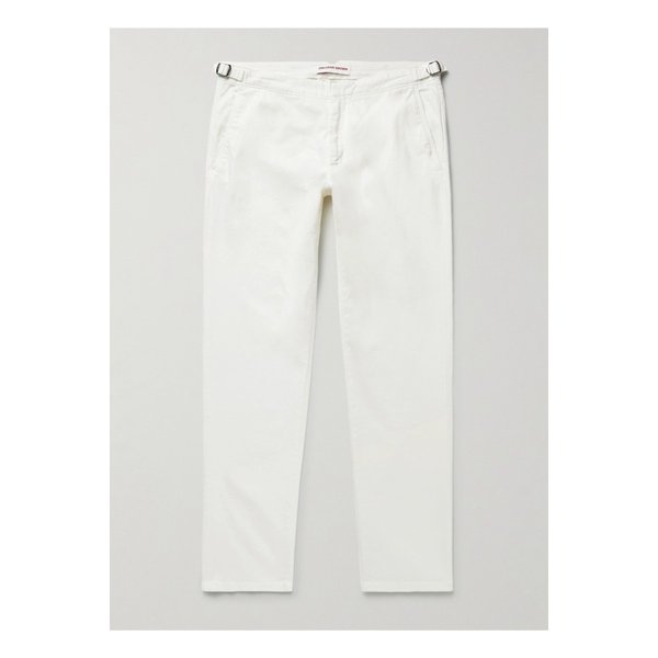 패론 스트레이트 코튼 블렌드 트윌 팬츠 1647597290978087