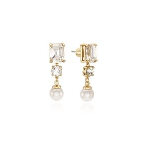 Paris Square Drop Earrings