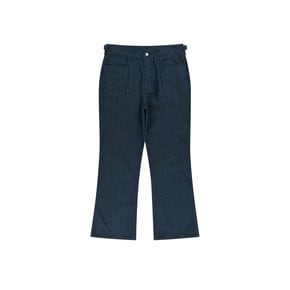 flare washed denim pants (indigo blue)