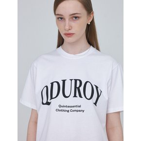 Arc QDUROY T-Shirt - White