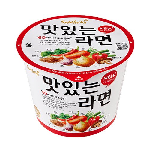 삼양 맛있는라면 큰컵라면 112g 16개