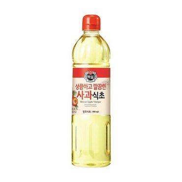  CJ제일제당 백설 수입산 사과식초 900ml x7개