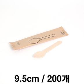 나무스푼 9.5cm 개별 포장 200개 (S11202865)