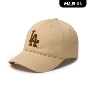 [코리아공식][강혜원 착용] 베이직 미디움로고 언스트럭쳐 볼캡 LA (L.Beige)