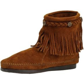 영국 미네통카 부츠 Minnetonka Womens High Top Back Zip Boots 1761384