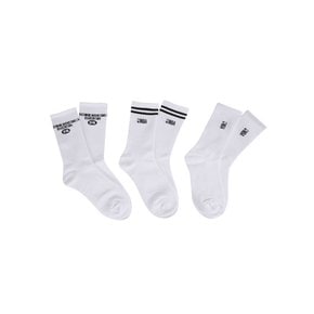 베이직 3PACK SET CREW SOCKS N245AO203P