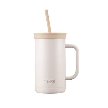 써모스 더 콤팩트 스트로 컵앤텀블러 720ml 크림
