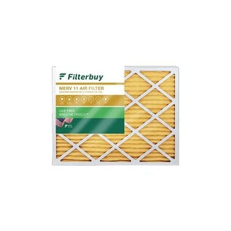  Filterbuy MERV 11 알레르겐 방어 18x24x4 플리츠 부착 HVAC