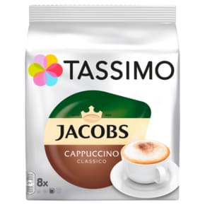 Tassimo 타시모 야콥스 커피 캡슐 카푸치노 클라시코 8캡슐 260g