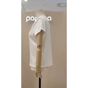 루미앤플로캐주얼. 브이네크 심플 베이직 티셔츠SL2TS514J