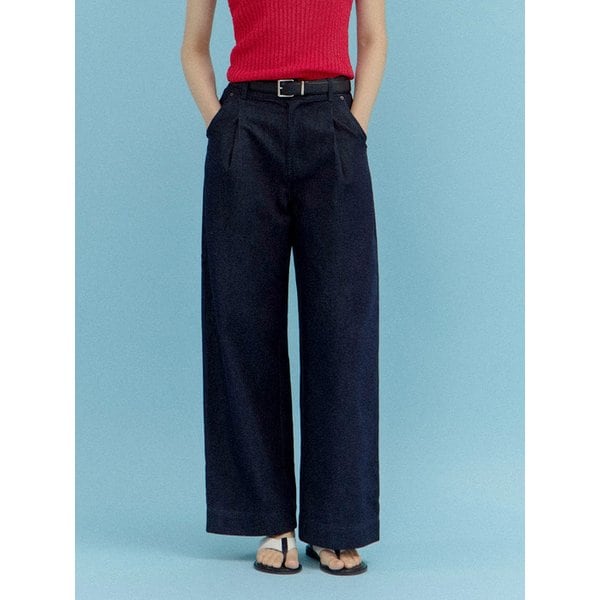 [리퍼브]Deli Basic Cotton Pants_Blue