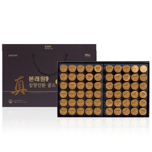 [점포택배] CMG제약 본래원 침향진환 골드(3.75g*60환)
