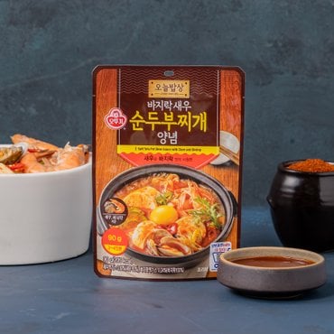 오뚜기 오늘밥상 바지락새우순두부찌개양념 90G