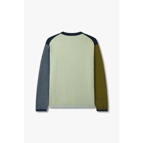 [PS PAUL SMITH] 컬러 블록 리브드 가디건 5735128008000