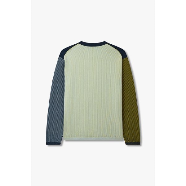 [PS PAUL SMITH] 컬러 블록 리브드 가디건 5735128008000