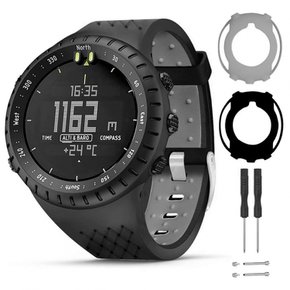 Compatible for Suunto Core Suunto Core Smart 케이스 밴드, Watch용 실리콘 교환 스트랩 팔찌