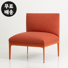 뷰즈 패브릭 베이직 1인용 소파 거실 모듈형(오렌지)