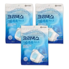 가습촉촉 가습패드 마스크 성인용 2매입 x 3봉 수면 수분 건조함 부직포 비말 차단 방한대