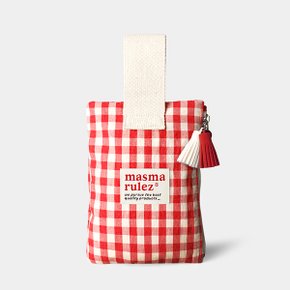 Strap pouch _ Spring red