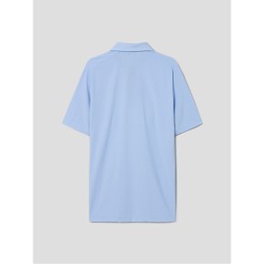 남성 홀메쉬 반소매 칼라 티셔츠  스카이 블루 (BJ4442B11Q)
