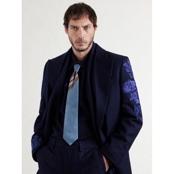 7.5cm 스트라이프 실크 트윌 넥타이 46376663163006505