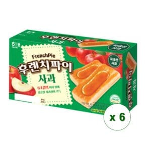 해태제과 후렌치파이 사과 192g x 6개