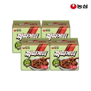 농심 올리브 짜파게티 140g x 20봉지 짜장라면