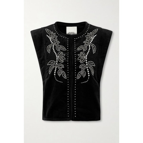 포피 스터드 코튼 벨벳 베스트 46376663162989626