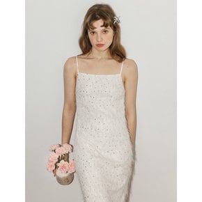 DD_Tassel sequin camisole dress