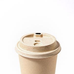 [IG] 네츄럴 더블홀 펄프 종이컵 뚜껑 90파이 100개 커피 음료 테이크아웃