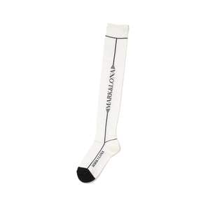 W CD VERTICAL LOGO KNEE SOCKS 화이트 EVR LS3YS71F WH