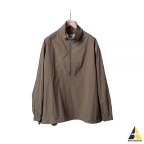 스튜디오 니콜슨 OUTERWEAR - NAUT HALF ZIP JACKET OLIVE (991) (하프 집 자