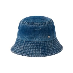 DAMAGE WASHING DENIM BUCKET HAT BLUE 데미지워싱볼 버킷햇 블루