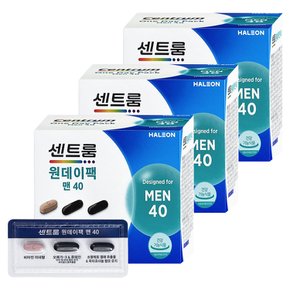 원데이팩 맨 40 30팩 x 3개 비타민 미네랄 루테인 쏘팔메토 H