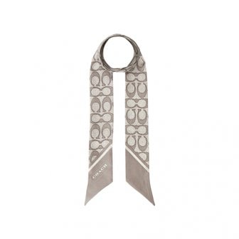 코치 [부산점] 시그니처 여성 실크 스키니 스카프 C2783 C2J
